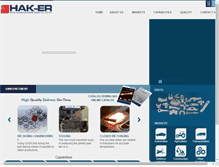 Tablet Screenshot of hakerforging.com